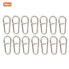 Quick Change Fishing Clips Stainless Steel, Freely Swim Your Lure With Unique Design Smooth Polished Surface For Corrosion Resistant And Wear Resistan