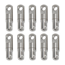 Stainless Steel Fishing Swivels, Smooth Rotation Heavy Duty Tackle for Freshwater and Ocean Adventures, Rust Resistant Design for Professional Anglers