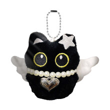 Lovely Plush Black Cats Keychain Bag-ZL192 Love Angel Lit