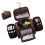 Hanging Travel Toiletry Organizers Multiple Compartments-Coffee 1