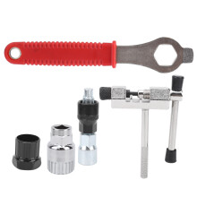 Kit d'outils de réparation de vélo universel, extracteur de manivelle, démonte-boîtier de pédalier, dérive-chaîne, outil multifonctionnel pour