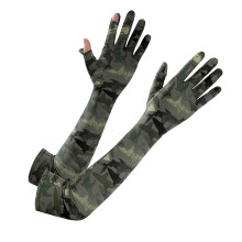 Abenteuerbegleiter: Angelhandschuhe mit Handfläche aus Kunstleder für besseren Halt und längere Haltbarkeit, schnelltrocknendes Eisseidenmaterial