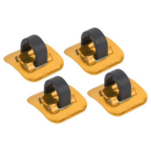 Aluminum Alloy Bicycle Brake Cable Guide Simple Installation C Clips Clamps For MTB Road Bike Anti Corrosion Durable Lightweight Fixing Clamp Compatib