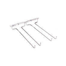 Wall Mounted Wine Glasses Holder Storage- Chrome plating