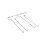 Metal Wine Glass Rack Wall Mounted Stemware- Chrome plating 1
