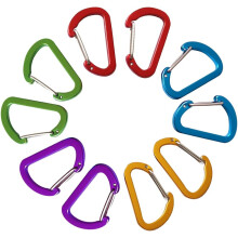 Multicolor Carabiners, Lightweight Strong Snap-Free Wire Gate Carabiner Hooks, Perfect Camping Accessories for Outdoor Adventures, Supports Loads Over