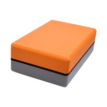Supportive Yoga Block, Dual Color EVA Foam Yoga Props With Hardness Up To 40 Degrees For Flexibility And Alignment Aid