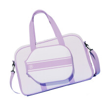 Pickleballs Tote Bag, große Sport-Turntasche mit Schuhfach-Lila