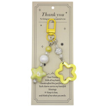 Star Bag Charm for Purses Handbags Bag Accessories-Yellow