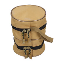 Outdoor Fishing Gear Pouch Double Layer Waterproof Reel Storage Bag Shockproof And Protective Made Of Durable Polyester Material Easy To Carry