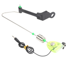 Fishing Bite Alarm Receiver Sensitive Stainless Steel LED Indicator Adjustable Clip Fishing Line Compatibility High Sensitivity Signal Detection Easy