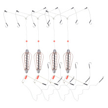 Copper Spring Bait Cage Fish Tackle Accessories Enhanced Fishing Experience Fast Drifting Fishing Feeder Lure Trap With Hooks Fine Machining And