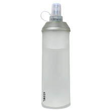 BPA Free Collapsible Water Bottle Soft Flask, Leak Proof Foldable Drinking Flask with Durable Bite Valve, Food Grade TPU Ergonomic Design for Running