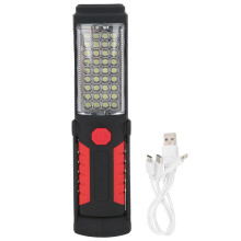 Magnetic Flashlight LED Work Lights Ultra Bright 360 Rotate Durable Material Rechargeable 5 Lighting Modes Waterproof Outdoor Car Repair Hands Free Op