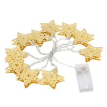 Star String Lights, Battery Operated Waterproof Fairy Lights For Indoor Outdoor, Warm White Star Twinkle Decorations With Low Heat And Energy Saving F