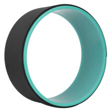 Yoga Wheel For Stretching And Flexibility, Self Heating Yoga Prop Wheel With Comfortable Support Durable Frame Eco Friendly Material Sweat Proof Back