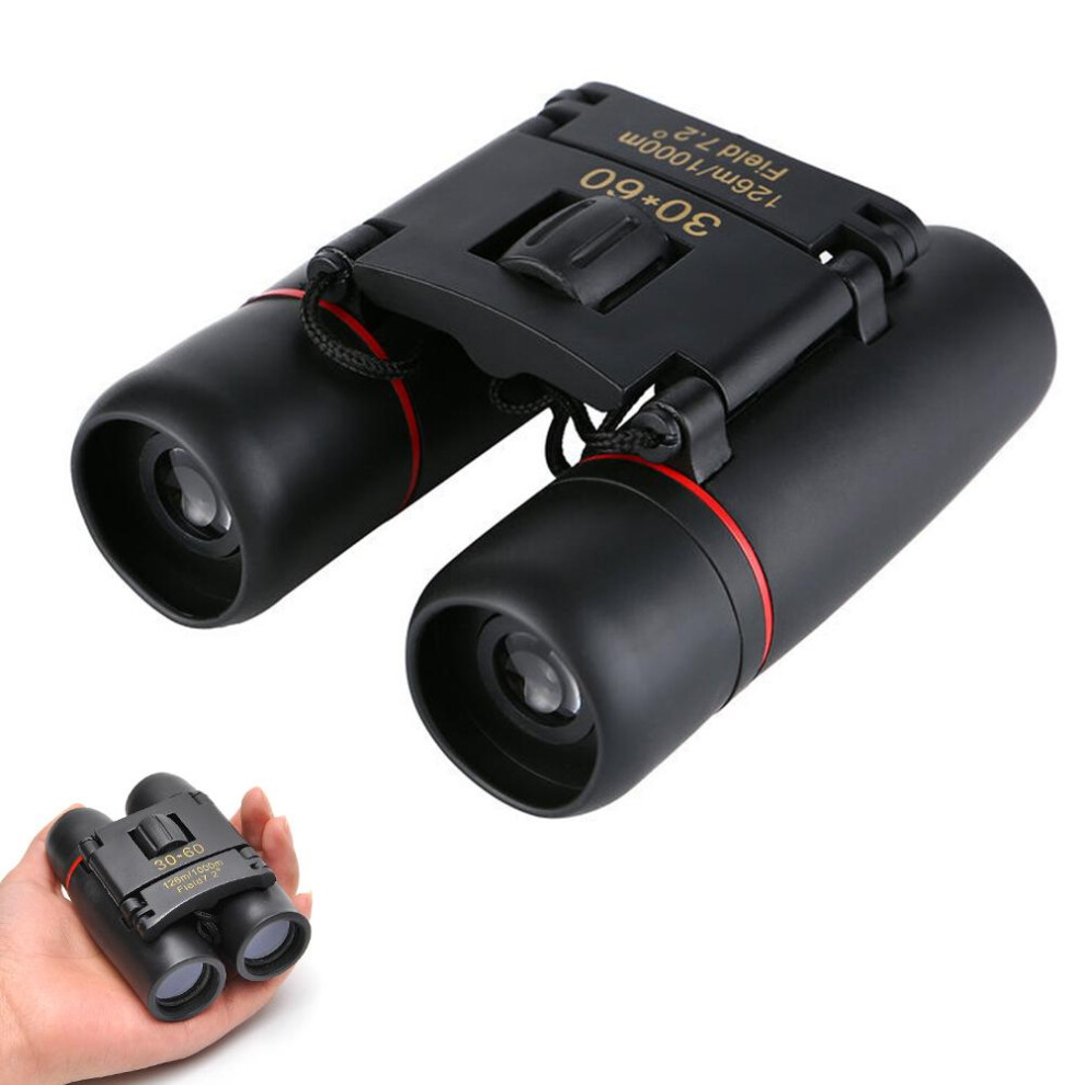 Adults Binoculars, Ultra Hd Small Optic Prism Compact 30X60 Zoom Optics With Center Focus Knob For Bird Watching, Hunting, Stargazing, And Outdoor Act 9301476031347