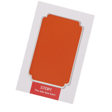5x7Inch Inkless Print Large Ink Pad For Infant-orange color