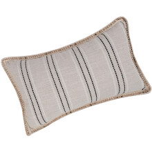 Linen Pillow Cover Moisture Wicking Fabric for-30 50 Black