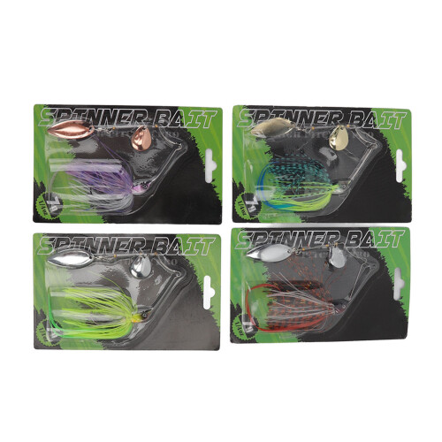 Κιτ δολωμάτων Hard Metal Jig Spinner, Στοχευμένα ψάρια: Λαβράκι, Πέστροφα, Λούτσος, Σολομός,