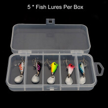 Metal spoon lures, Trout Fishing Spoon, Sharp Strong Treble Hook, Lifelike Swimming Motion In Water, Multiple Uses For Freshwater & Saltwater Fishing