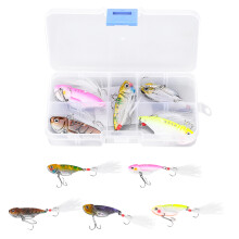 Artificial Lures, Expert Design With High Quality Components, Versatile Presentation For Bass And Other Predatory Gamefish, 5PCS Lightweight And Small