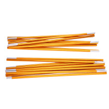 Tent Pole Support Replacement Kit, Ultralight Aluminium Rods Strong Tent Poles, High Quality Aluminum Alloy with Anodized Polishing, Collapsible Struc