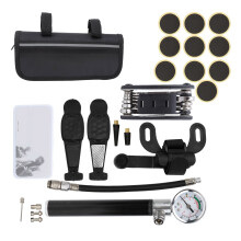 Kit de réparation d'urgence, outil multifonction haute résistance avec démonte-pneu amélioré, idéal pour la réparation et l'entretien des