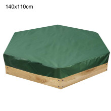 Hexagon Sandpit Cover, Durable Outdoor Toys Protection with Drawstring Design Sandbox, Suitable for Various Outdoor Activities