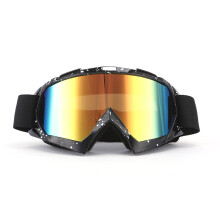 Snow Goggles for Men and Women, UV400 Protection Shatterproof Ski Goggles with Anti-fog Coating and Wide View Design, Helmet Compatible Adjustable Ela