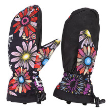 Waterproof Insulated Winter Mittens For Women, Gore Tex Thermal Warm Gloves With Touchscreen Compatibility For Skiing Climbing Snowboarding And Other