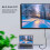 Προσαρμογέας HDMI 4K για φορητούς υπολογιστές USB-C, διανομέας πολλαπλών θυρών με 2