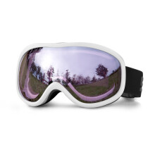 Ski Goggles Over Glasses, OTG Design Snow Goggles with Anti Fog Dual Lens for Men Women Youth, 100% UV Protection Spherical Skiing Goggles with Wide V