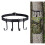Multi-Function Treestand, Large Hooks Hunting Gear Organizer for Treestands, Durable Construction Lightweight Nylon Webbing, Black 1 Strap 4 Hooks 1