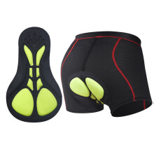 Men's Cycling Underwear with 5D Gel Padded Support, Breathable Pad Technology for Enhanced Comfort, Active Mesh Construction with 4-Way Stretch for Ma