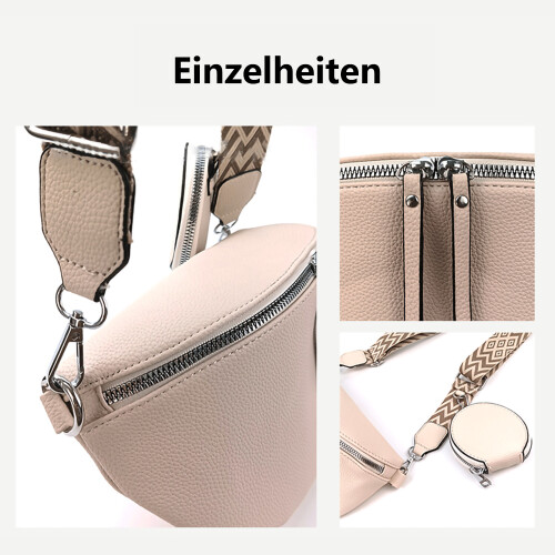 Τσάντα Sling για γυναίκες, Τσάντες Crossbody με ρυθμιζόμενο λουράκι, Πακέτο πιστωτικής 1