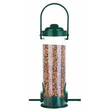Eenvoudig te vullen en schoon te maken vogelvoederhuisje, modern design voor buiten, gepatenteerde voederopening voor veelzijdige zaadselectie,