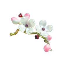 Steentjes bloem broche traditionele kleding accessoire-2