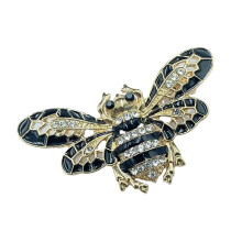 Delicate Enamel Bees Jewelry Pin Trendy Women Clothing Accessory