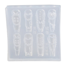 Decoratieve siliconen nail art mal voor aangepaste hars-Stijl 2