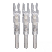 Archery Enhancement, Lighted Nocks Automatic Lighting For Arrows, Stable Light Long Service Life Led Lamp Waterproof Shock Resistant, No Assembly Requ