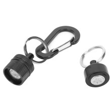 Outdoor Gear Clip, Aluminum Alloy Magnetic Quick Release Hook for Fishing Vest, Lightweight Rust-Free Stainless Steel Landing Net Holder (Small Size)