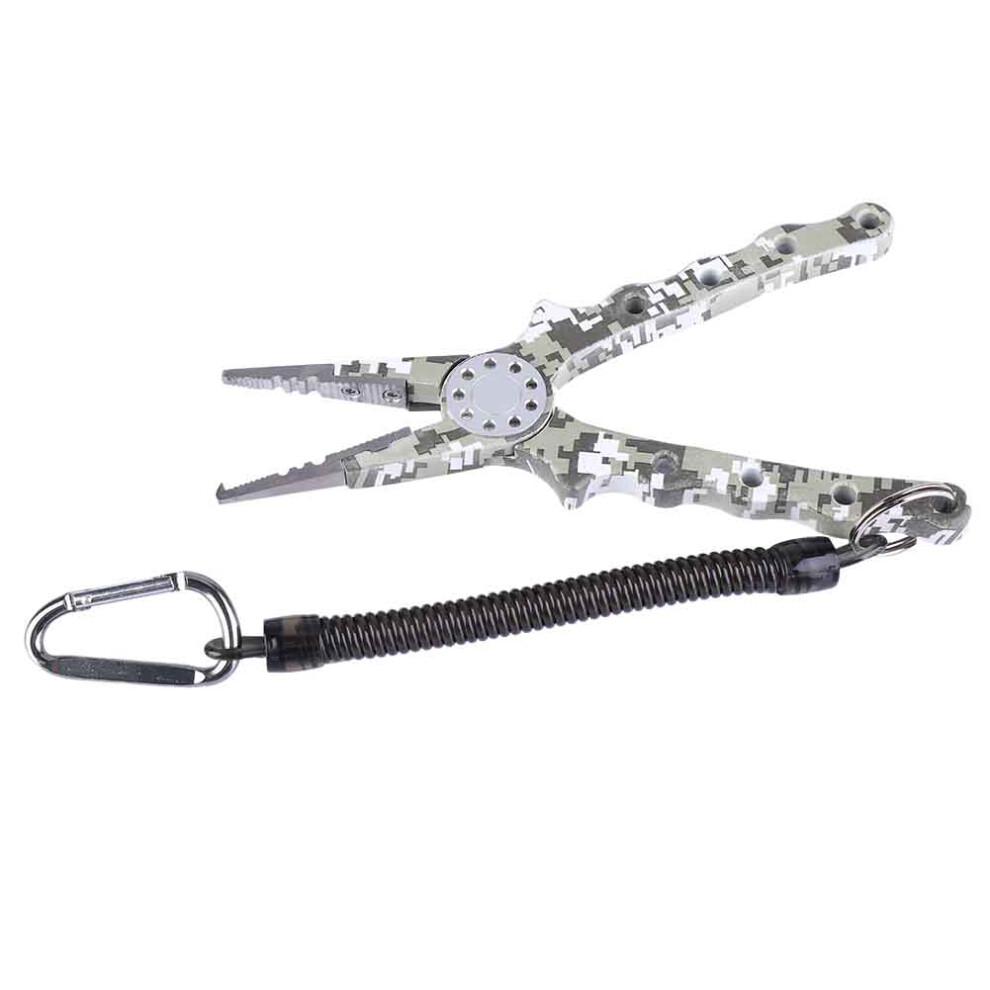Angling Essential: Stainless Steel Fishing Pliers, Teflon Coated, Corrosion Saltwater Resistant, Ergonomical Handle For Comfort And Control, Line Cutt 9463374101802