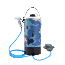 Portable Camping Shower Bag Solar Powered Waterproof Design with Adjustable Shower Head Compact and Lightweight for Outdoor Use