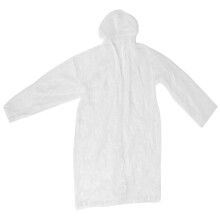 Poncho de chuva para adultos com capuz, capa de chuva impermeável reutilizável, leve e portátil, para proteção emergencial contra chuva.