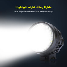 Faro anteriore a LED super luminoso, impermeabile e ricaricabile, ad alta luminosità, dal design ergonomico con controllo intelligente del circuito,