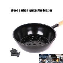 Portable Outdoor Camping Burner, Charcoal Starter With Bottom Mesh Design For Faster Charcoal Burning And Reusable Steel Material For Campfire Adventu