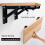 Folding Shelf Brackets, High Quality Metal DIY Wall Mounted Space Saving Collapsible Triangle Shelf Bracket For Wide Application 2