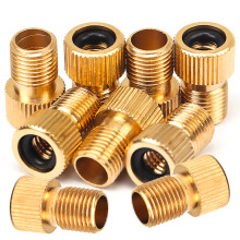Presta Valve Transformer, Pure Copper Bike Tire Inflatable Adaptor for Convert Presta to Schrader Valves, Wide Application for Bikes, Ensuring Tight S