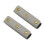 1 Pair Practical Leather Handbag Strap with Buckles-Light Grey 1